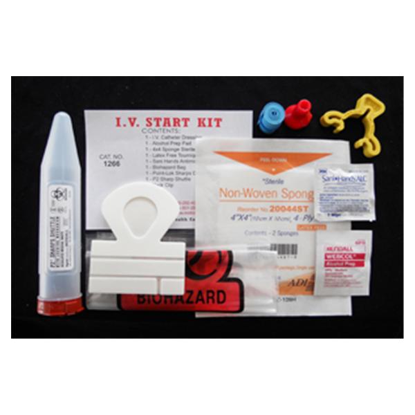 Kit IV Starter With Gauze Sponges/Label/Tape/Tourniquet Latex Sterile 100/Ca